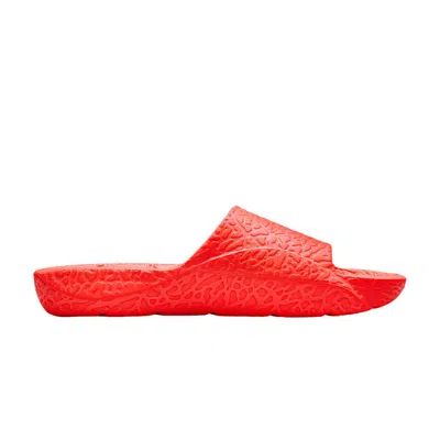 Pre-owned Air Jordan Franchise Shower Slide 'hot Lava' | Pink | Men's Size 8