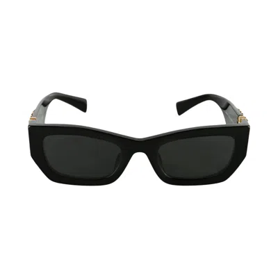 Pre-owned Miu Miu Glimpse Sunglasses 'slate Grey' | Women's Size Onesize In Gray