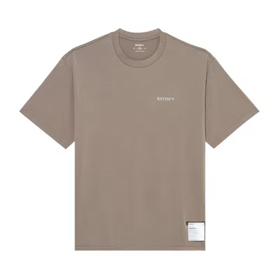 Pre-owned Satisfy Auralite Long Tee 'falcon' | Brown | Men's Size M