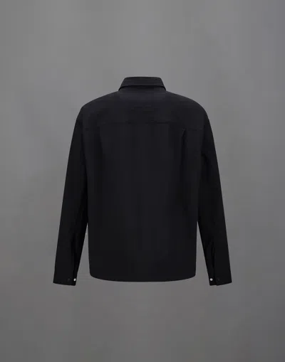 Herno Laminar Shacket In Comfort Tech In Black