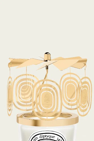 Diptyque Carousel For Classic Candle 190g - Holiday Edition 2025 In Gold