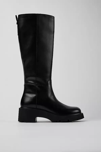 Camper Milah Tall Leather Boots In Black