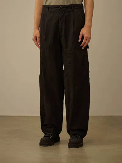 C.p. Company Microreos Boxy Cargo Pants In Brown
