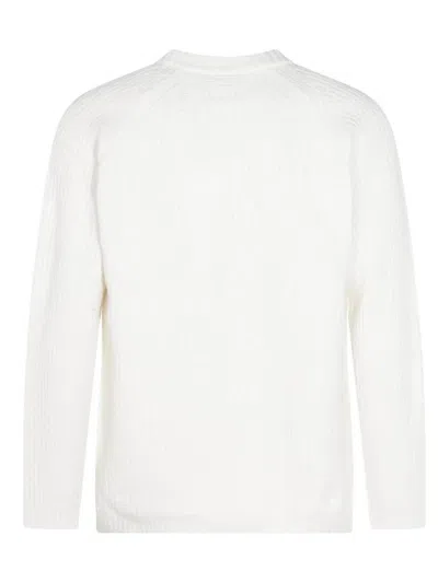 C.p. Company Crewneck Sweater In White