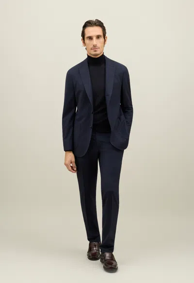 Boglioli High Twist Wool K-suit In Blue