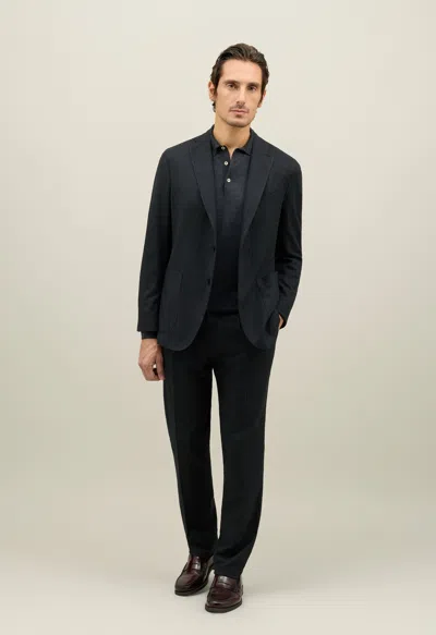 Boglioli Pinstripe Flannel K-suit In Gray