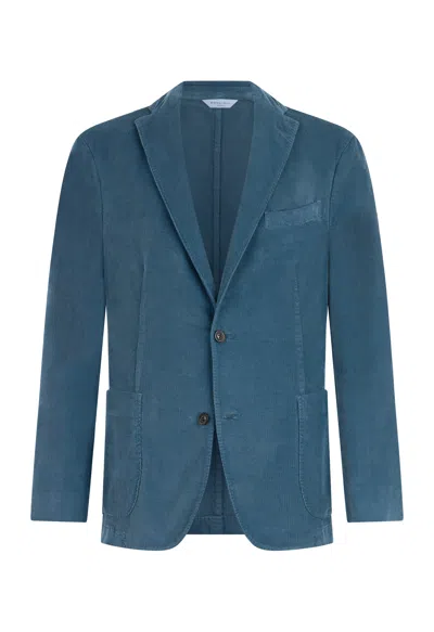 Boglioli Baby Corduroy K-jacket In Blue