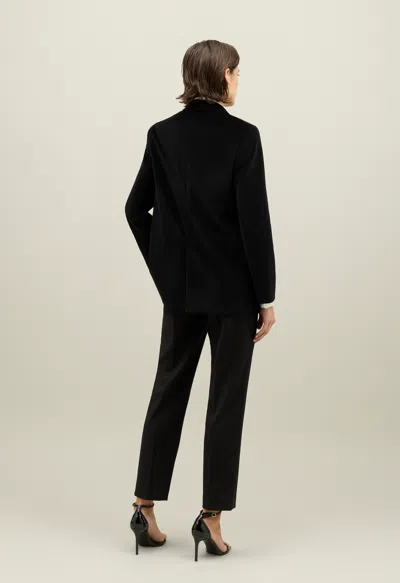 Boglioli Velvet Giulia Tux Blazer In Black