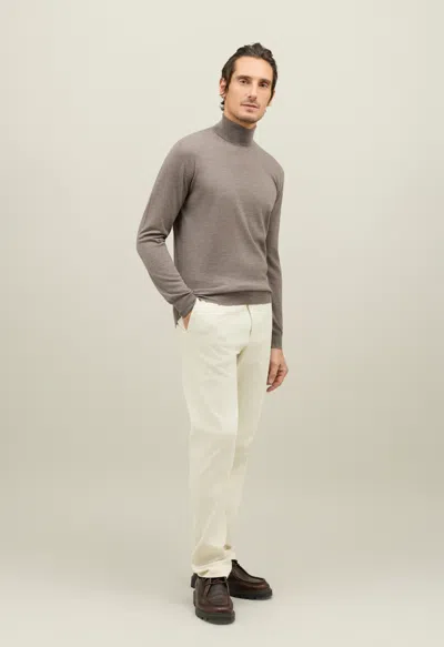 Boglioli Wool Turtleneck In Gray