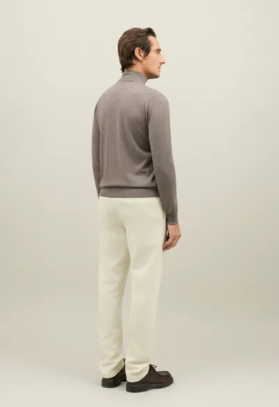 Boglioli Wool Turtleneck In Gray