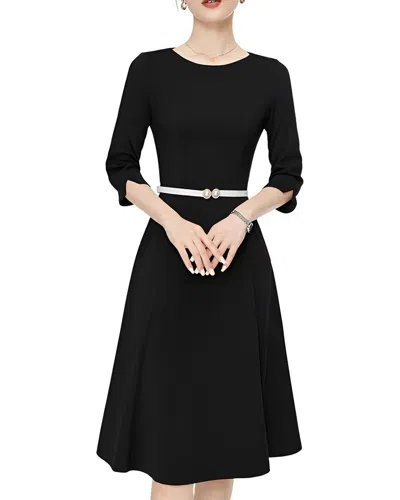 Vincent Midi Dress In Black