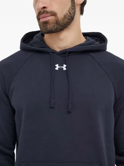 Under Armour Rival Logo Hooded Tracksuit In Blue