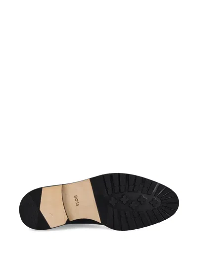 Hugo Boss Pull-tab Boots In Black