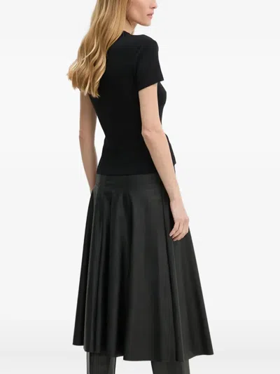 The Kooples Graphic-print Short-sleeve T-shirt In Black