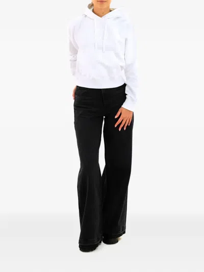 Paige Wide-leg Denim In Black