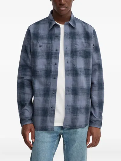 Timberland Check Pocket Flannel Shirt In Blue