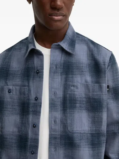 Timberland Check Pocket Flannel Shirt In Blue