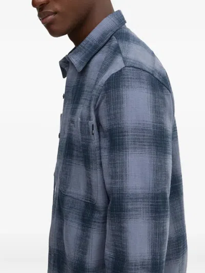 Timberland Check Pocket Flannel Shirt In Blue