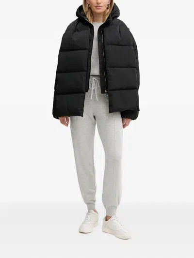 Hugo Boss Hooded Padded Jacket In Black