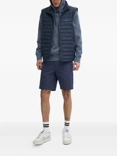 Timberland Padded Zip Gilet In Blue