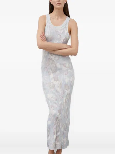 Won Hundred Floral-pattern Maxi Dress In White