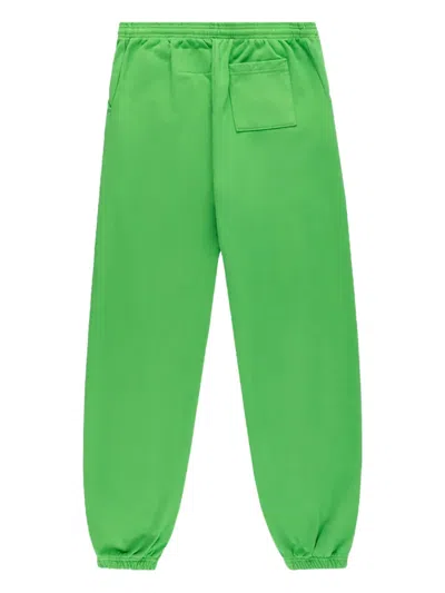Sp5der Punk V2 Rhinestone Track Pants In Green