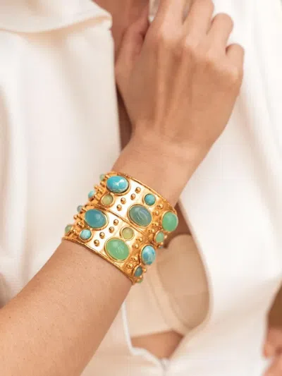 Sylvia Toledano Byzance Cuff Bracelet In Gold