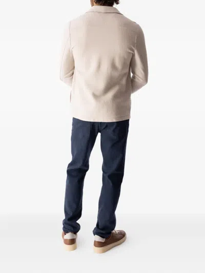 Eleventy Four-pocket Shirt Jacket In Pink