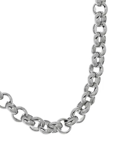 14K白金钻石项链