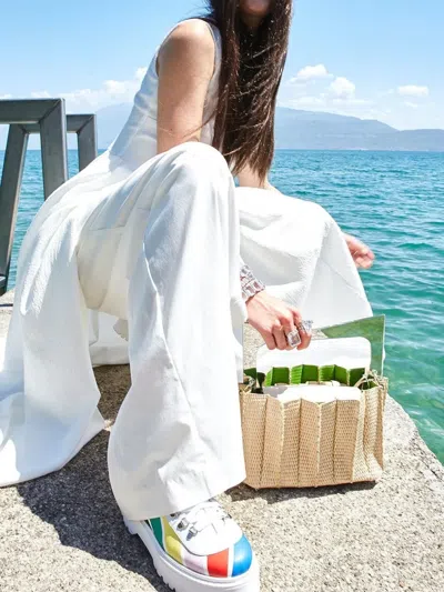 Sara Battaglia Toujours Toy Tote Bag In Neutral