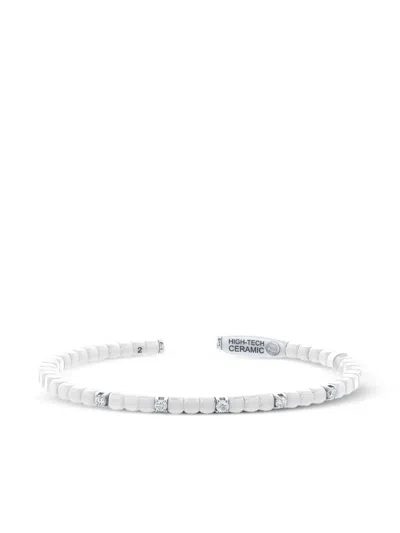Roberto Demeglio 18k White Gold Dado Diamond Bracelet In White
