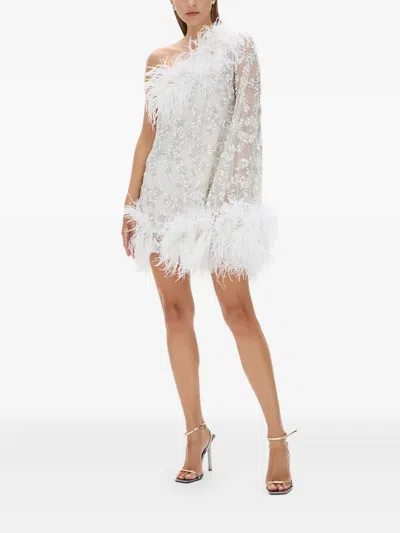 Rachel Gilbert Alby Mini Dress In Neutral