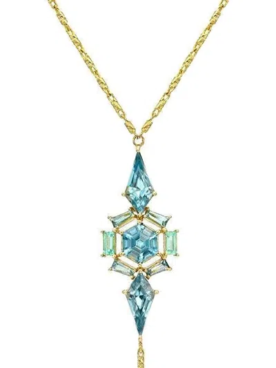 Meredith Young 18k Yellow Gold Multi-stone Necklace In Gold