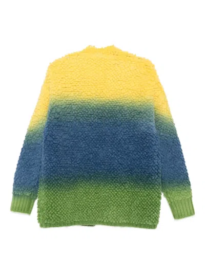 Akep Colour-block Cardigan In Multi