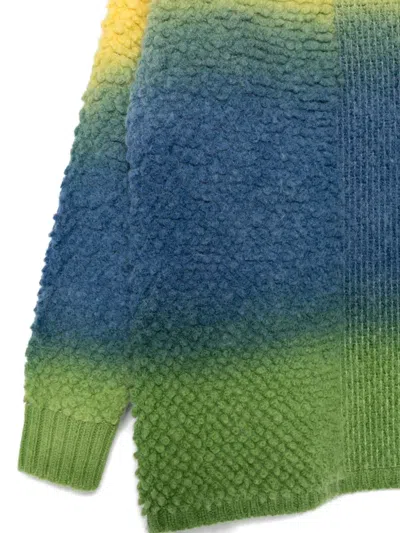 Akep Colour-block Cardigan In Multi