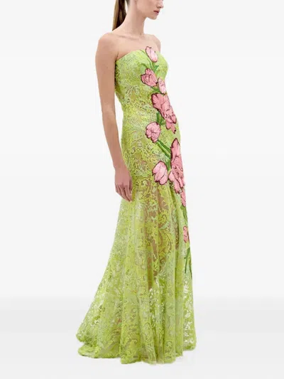 Silvia Tcherassi Tulip Lace Dress In Multi