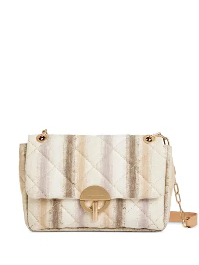 Vanessa Bruno Moon Shoulder Bag In Neutral