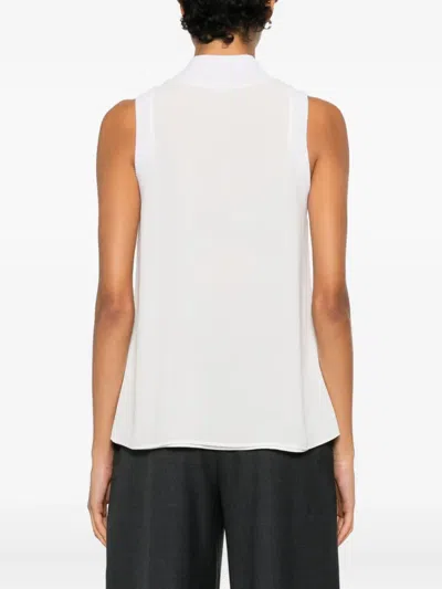 Peserico High-neck Top In White