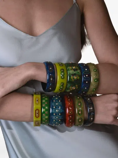 18K黄金胶木手链