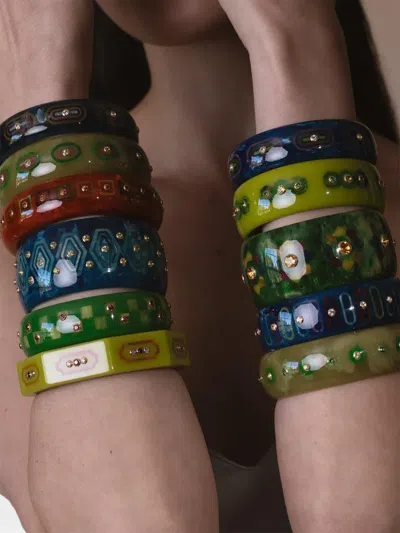 18K黄金胶木手链