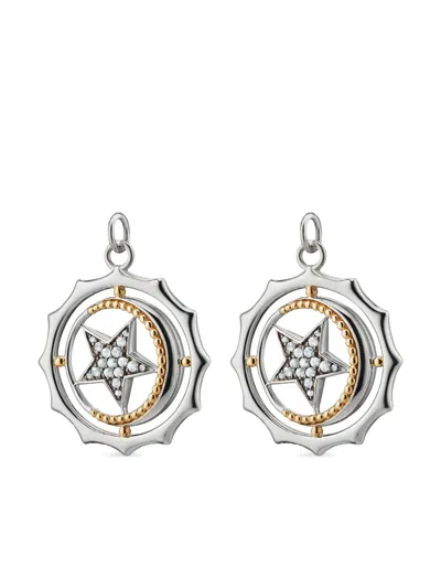 Monica Rich Kosann My Sun Moon And Starts Embellished Pendant In Metallic