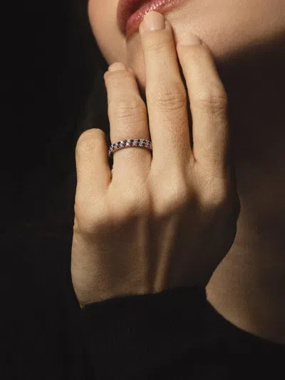 Kwiat 18kt White Gold Sapphire Ring In Blue