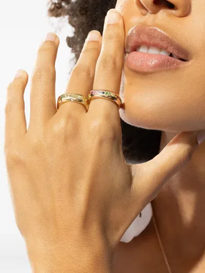 Fullord 18k Yellow Gold Ghost Belt Diamond Ring In Gold