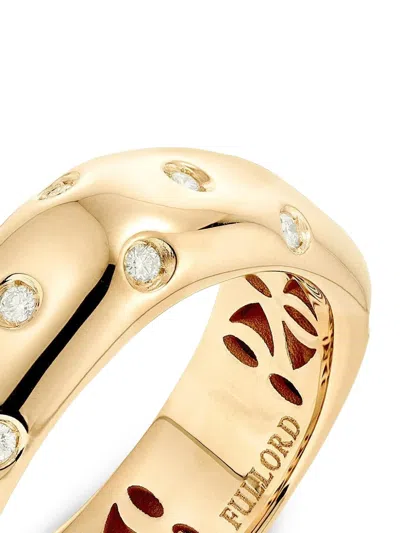Fullord 18k Yellow Gold Ghost Belt Diamond Ring In Gold
