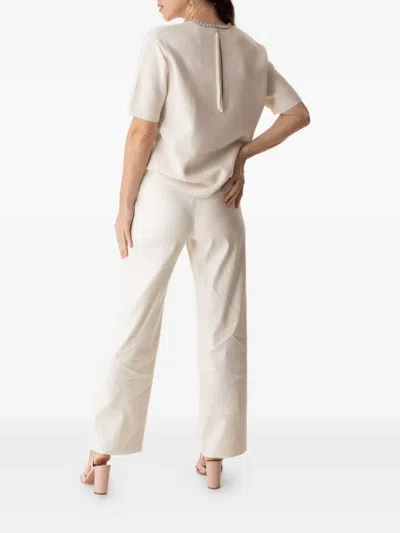 Brandon Maxwell Soren Trousers In White