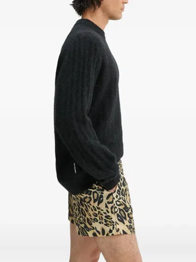 Won Hundred Crew-neck Long-sleeve Sweater In Black