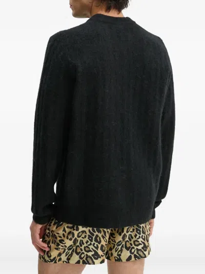 Won Hundred Crew-neck Long-sleeve Sweater In Black