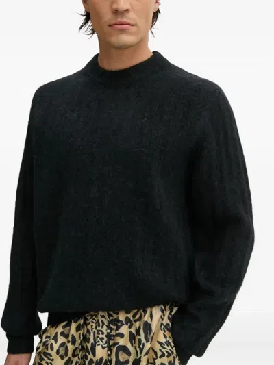 Won Hundred Crew-neck Long-sleeve Sweater In Black