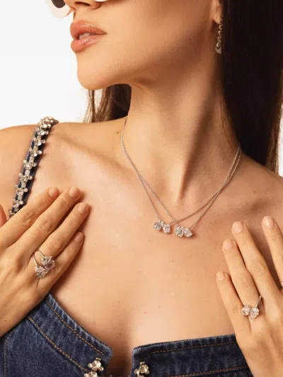 Fantasia By Deserio Pear-shape Necklace In Brown