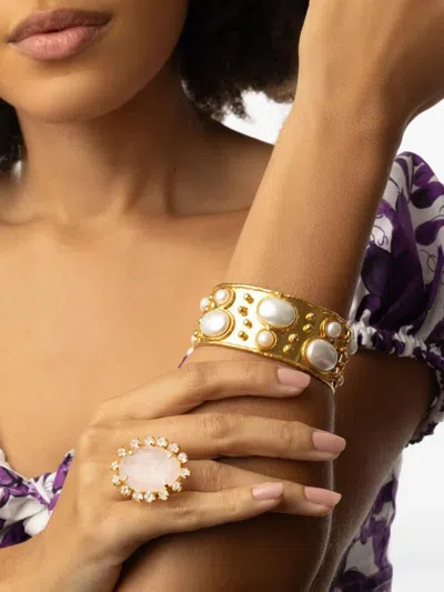 Sylvia Toledano Byzance Pearl Bracelet In Gold